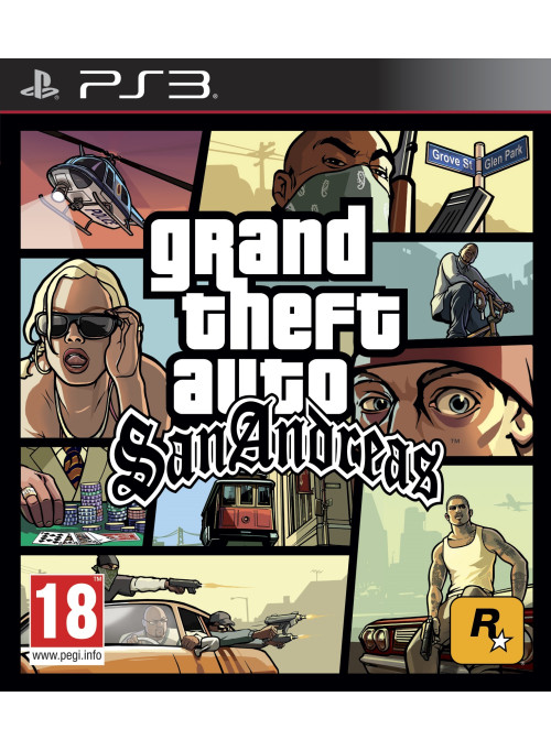 Grand Theft Auto (GTA): San Andreas Английская версия (PS3)